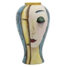 Vaso Ceramica Art Face Cm Ø 28X50