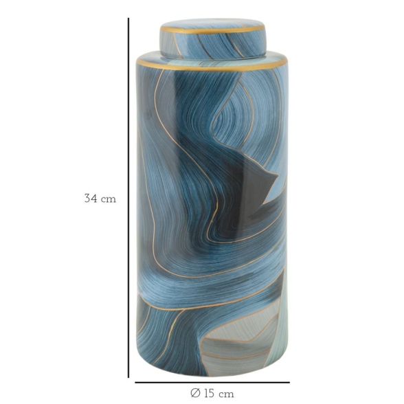 Vaso Ceramica Elegant Cm Ø 15X34