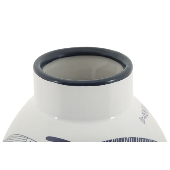 Vaso Ceramica Fish Cm Ø 21X31