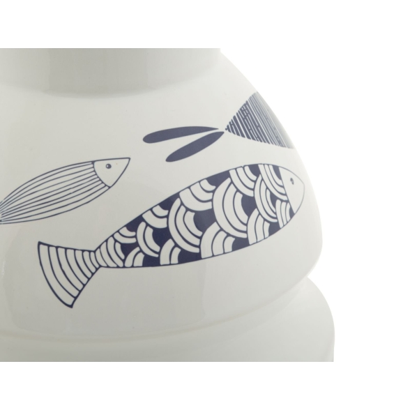 Vaso Ceramica Fish Cm Ø 21X31