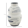 Vaso Ceramica Fish Cm Ø 21X31