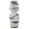 Vaso Ceramica Fish Double Cm Ø 14X34