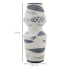 Vaso Ceramica Fish Double Cm Ø 14X34