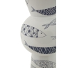 Vaso Ceramica Fish Tall Cm Ø 14X38,5