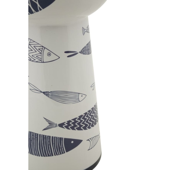 Vaso Ceramica Fish Tall Cm Ø 14X38,5