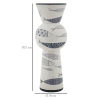 Vaso Ceramica Fish Tall Cm Ø 14X38,5