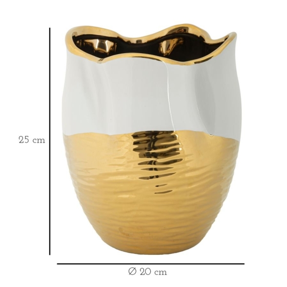 Vaso Ceramica Lux Cm Ø 20X25