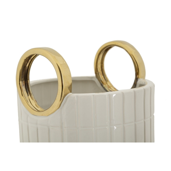 Vaso Ceramica Shopping Cm Ø 18X25