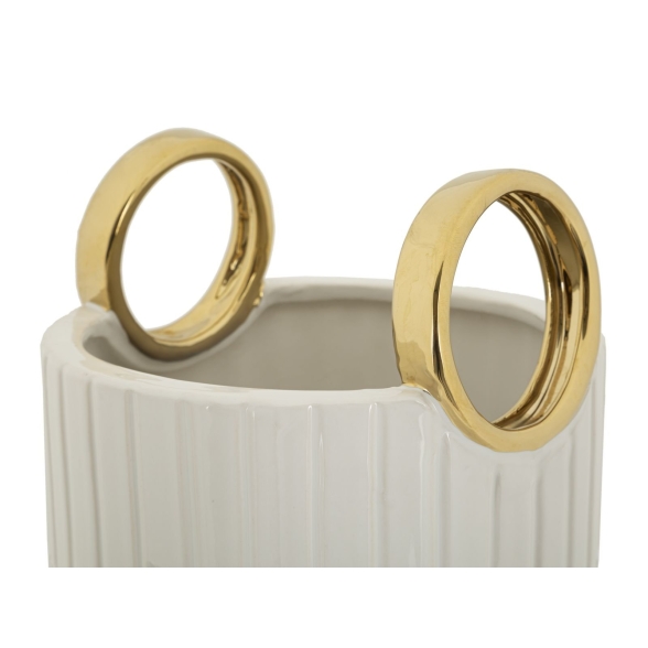 Vaso Ceramica Shopping Cm Ø 18X45