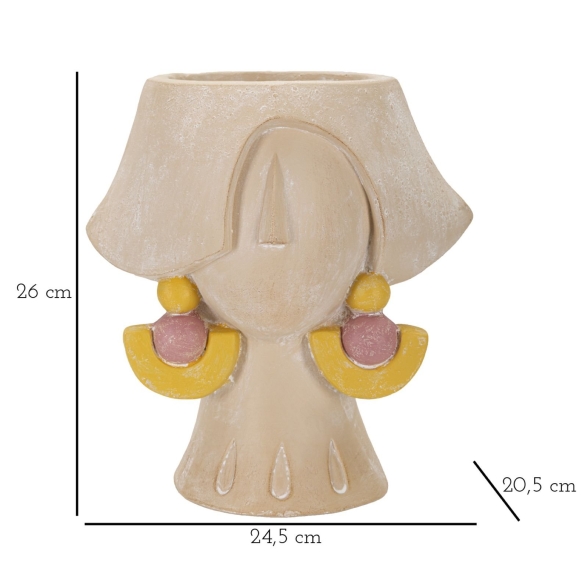 Vaso Elegant -B- Cm 24,5X20,5X26