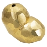 Vaso Heart Gold Cm 19X9X18