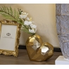 Vaso Heart Gold Cm 19X9X18