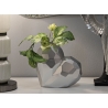 Vaso Heart Silver Cm 19X9X18