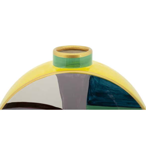 Vaso Piccassy Color Round Cm 23X9X28