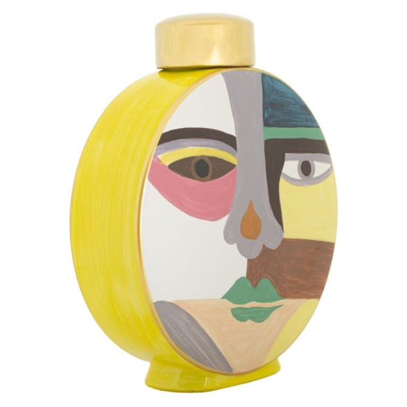 Vaso Piccassy Color Round Cm 23X9X28