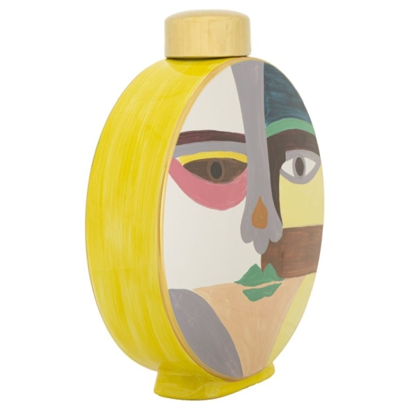 Vaso Piccassy Color Round Cm 28X9X33