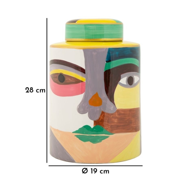 Vaso Piccassy Color Top Cm Ø 19X28