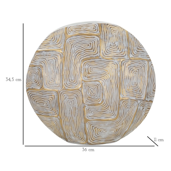 Vaso Resina Eclips Cm 36X11X34,5