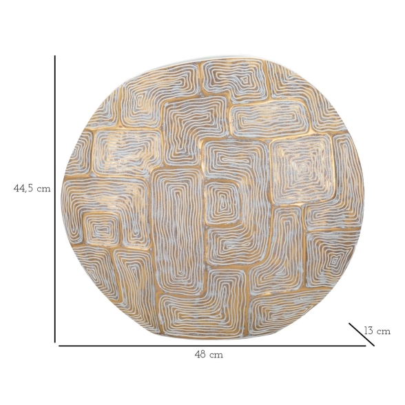 Vaso Resina Eclips Cm 48X13X44,5