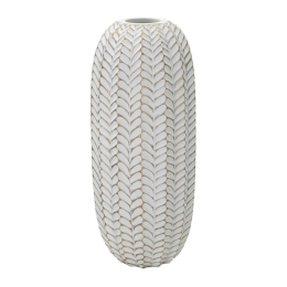 Vaso Resina Leaf Cm Ø 18,5X46