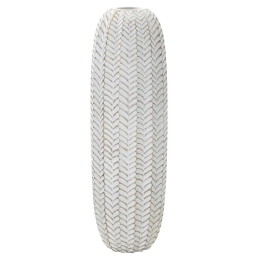Vaso Resina Leaf Cm Ø 20X67