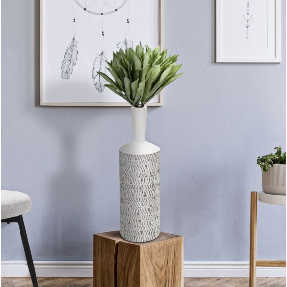 Vaso Resina Nairobi Bottle Cm Ø 15X49,5