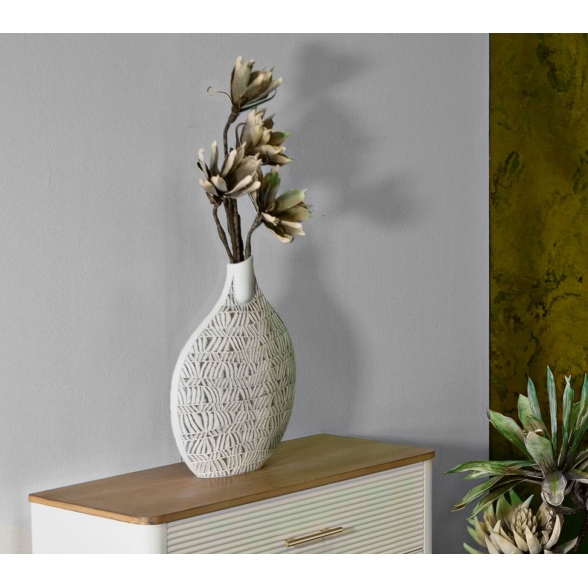 Vaso Resina Nairobi Cm 30,5X11,5X46,5