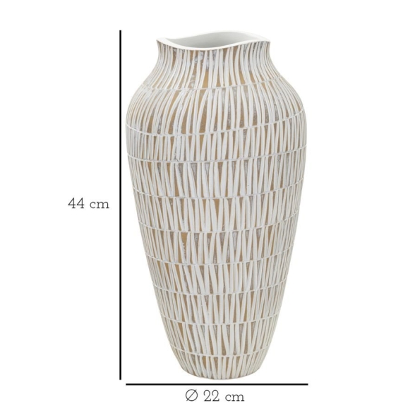 Vaso Resina Stiky Cm Ø 22X44