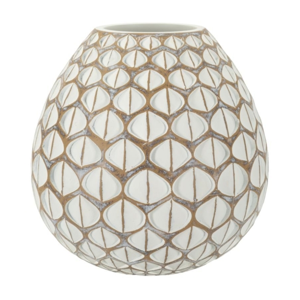 Vaso Resina Tibet Cm Ø 27X27