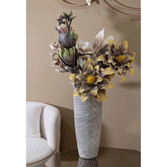 Vaso Resina Woody Cm Ø 18X45