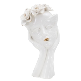 Vaso Woman Mask Cm 16,5X14X27,3