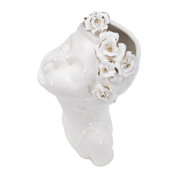 Vaso Young Lady Roses Cm 10X14X26