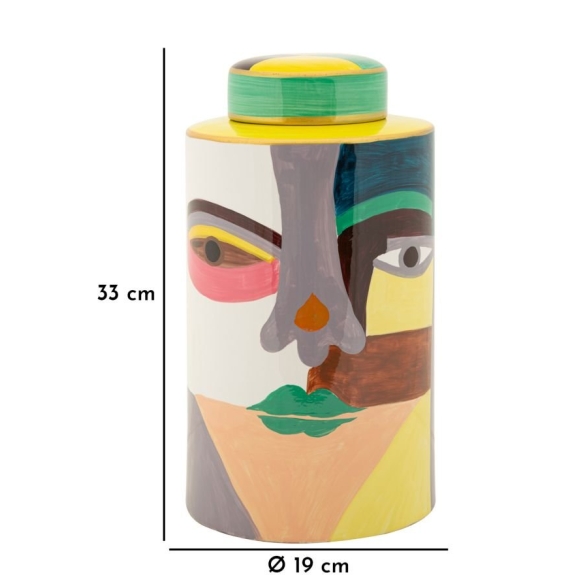 Vaso Piccassy Color Top Cm Ø 19X33