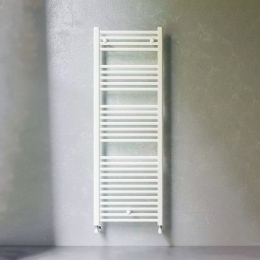 Termoarredo Scaldasalviette Dritto In Acciaio Sanremo Lazzarini Bianco - Varie Misure