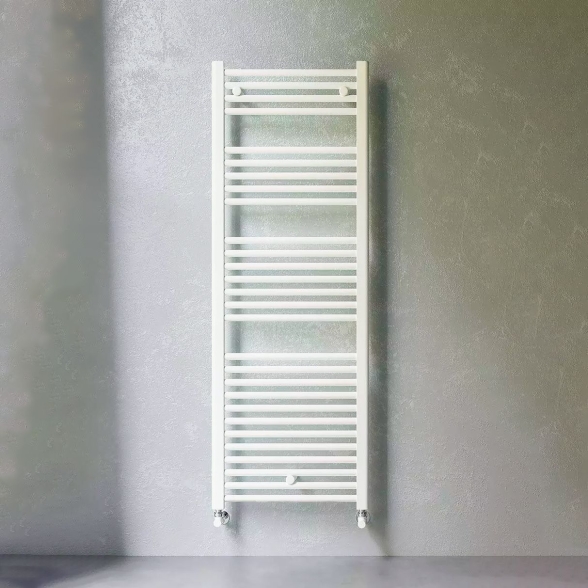 Termoarredo Scaldasalviette Dritto In Acciaio Sanremo Lazzarini Bianco - Varie Misure