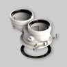 Sdoppiatore 80/80 Per Kit Fumi Caldaie A Condensazione Ferroli