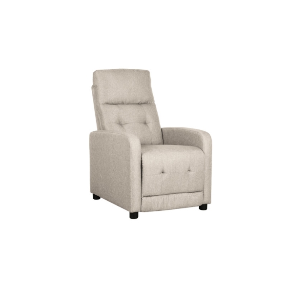 Poltrona Recliner Rey Tessuto Beige 36