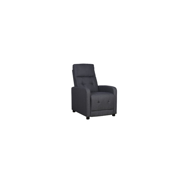 Poltrona Recliner Rey Tessuto Grigio 43