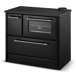 Cucina A Legna Stufa 9 Kw Nera Beatrice L87xP51xH79 Ecodesign 4 Stelle