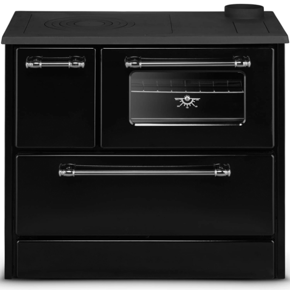 Cucina A Legna Stufa 9 Kw Nera Beatrice L87xP51xH79 Ecodesign 4 Stelle