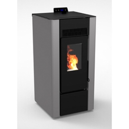Stufa A Pellet Ad Aria Ventilata 6 KW Efesto Antracite C-Line
