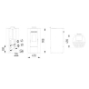Stufa A Pellet Ad Aria Ventilata Round Arge 9 KW Bordeaux C-Line