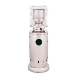 Stufa A Fungo Da Esterno A Gas Cilindrica Fire Circle Acciaio Inox