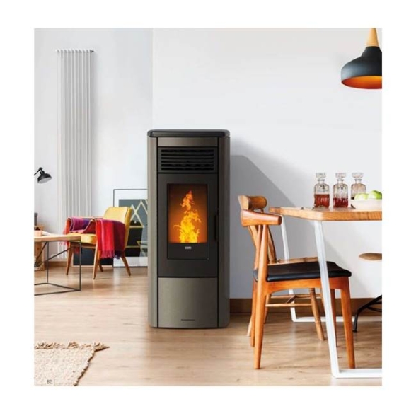 Klover Thermoaura 15 Kw bronzo termostufa a pellet (PREZZO TRATTABILE)