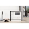 Cucina A Legna Stufa 9 Kw Cappuccino Beatrice L87xP51xH79 Ecodesign