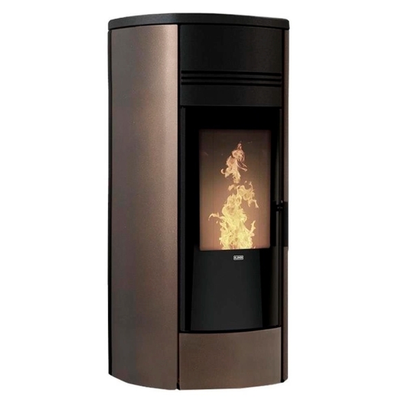 Termostufa A Pellet Idro Style 180s Matt Black Klover 5 Stelle