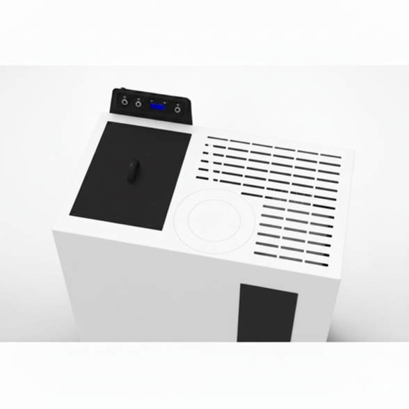 Stufa A Pellet Slim Ventilata 5 kW Bronte Bianca C-Line