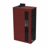 Stufa A Pellet Slim Ventilata 5 kW Bronte Bordeaux C-Line