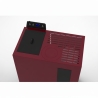 Stufa A Pellet Slim Ventilata 5 kW Bronte Bordeaux C-Line