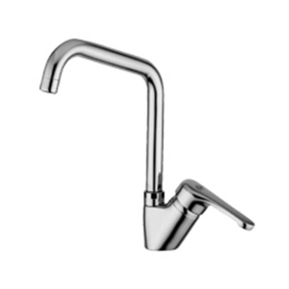 Miscelatore lavello canna tubo Paffoni serie Nettuno NT 180 CR